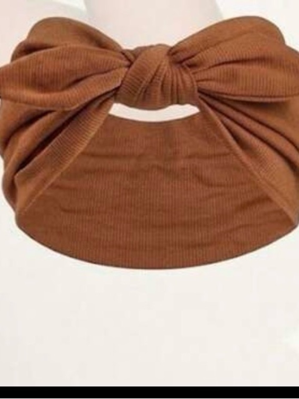 Women’s Knotted Headband in Brown